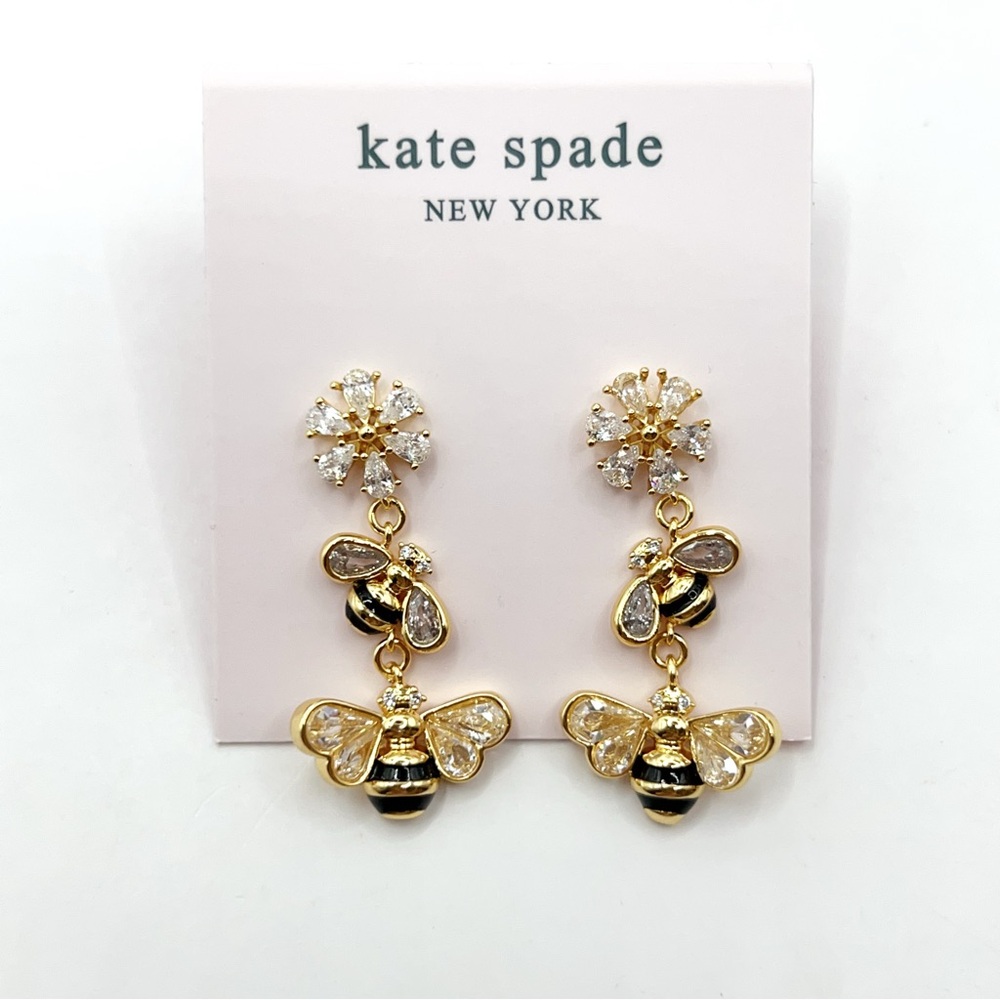 KS079-Kate Spade bee earrings